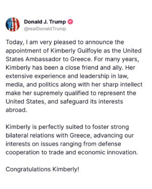 Kimberly Guilfoyle Instagram - READY TO SERVE! 🔥🇺🇸🇬🇷
