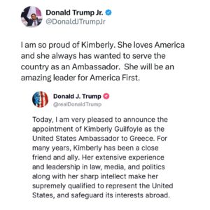 Kimberly Guilfoyle Instagram - Thank you everyone for the INCREDIBLE support. MAGA! ❤️🇺🇸🇬🇷