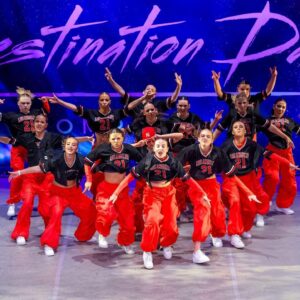 Kimberly Wyatt Instagram - What a weekend! 🎉

Kicking things off with one of my favorite new ventures—Hits Radio Throwbacks! 🎶 Being on-air Sunday night from 7–10pm brings me so much joy, sharing the best throwbacks and reliving iconic moments through music. 💿

Earlier in the weekend, I had the absolute pleasure of watching our KWDA TEAM shine at their first-ever competition @destinationdancecompetition . 💃🩰 Witnessing the dancers transform all their hard work into stunning performances was such a proud moment. Seeing them tell stories through movement, support each other behind the scenes, and face the ups and downs of competition with resilience reminded me why I love this journey so much.

Traveling and competing together bonds us as a team, and seeing the dancers bring not only their best skills but also their hearts to the stage was magical. Thank you @by_people_like_us for capturing these moments that we’ll treasure forever.

A special shoutout to @maxrogersuk for stepping into his dance dad role with so much love and support—it means the world to have you by my side in this venture. And to @jess__arnold , watching your vision as team leader come to life and seeing your choreography bring out the best in our dancers was a privilege. 🩰✨

Trophies, triumphs, and so much joy filled the weekend, but seeing Senna dancing in the hotel lobby (as Batman) and pulling faces with the dancers in the audience while we waited for our numbers to perform was one of the sweetest highlights. He kept everyone laughing and entertained, whilst grabbing snacks from everyone’s dance bags and making memories with his dance family. 😂 

By the end of it all, Senna and Maple were absolutely exhausted. The sight of them snuggled up and fast asleep in the same bed summed up the weekend perfectly—full of joy, energy, and connection.

Finally, coming home to Fi and Gary, our little furry family waiting excitedly, was the cherry on top. 🐾

Grateful, proud, and inspired for all that’s ahead. 💕 #HitsRadioThrowbacks #KWDAteam #DestinationDance #DanceFamily #ThrowbacksAndTrophies