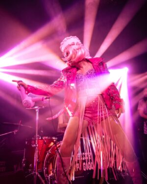 Kitten Kay Sera Instagram - @kittenkaysera on stage at @thewhiskyagogo by @sofinchphotography .. 💗💗💗 Kitten has this blown up in her house @thepinkpalace_