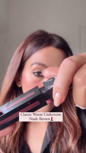 Kiwi Tandon Instagram - Nars is on Nykaa Now and and couldn’t be more happier as so many product I love 🥰
Their Powermatte lip pigment lipsticks are simply best and the shade I used here is ‘somebody to love’ which is perfect rose brown . Dont fall for website color , if in doubt check in stores . . While application it will look literally brown but once it dries out it will turn into warm brown colour . In the yellow ring light it might look brown but I have shown you in the natural light .

NARS liquid lipsticks are feather-light, transfer-proof, and doesn’t  dry the  lips .

Highly recommend this shade 💯 

(Nars makeup, new launch , nude lipsticks ,new makeup, Nars India ,
Latina makeup,transfer-proof lipstick, matte lipstick, nude brown lipstick)
#narsmakeup #narsist #narscosmetics #narslipstick #mattelipstick #latinamakeup #transferprooflipstick #liquidlipstick #brownlipstick #beautyreview #makeupreview #makeupluxury #luxurymakeup #makeupobsessed #makeupreels #swatches #lipstickswatch