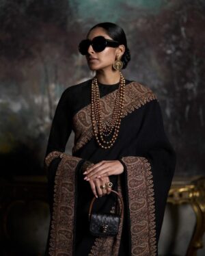 Krithika Babu Instagram - Sabyasachi Campaign August 2024
@sabyasachiofficial 
@tarunvishwaofficial
@sandhyashekar 
@miteshrajani
 #Sabyasachi #TheWorldOfSabyasachi #SabyasachiJewellery #SabyasachiAccessories #25YearsOfSabyasachi 
#krithikababu