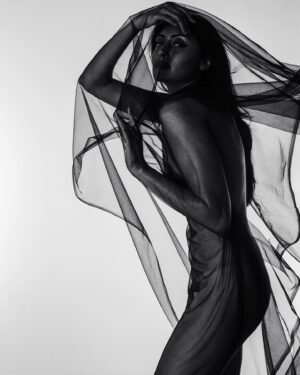 Krithika Babu Instagram - #Repost 
・・・
Floooo

Featuring @krithikababu 
HnM @rachelstylesmith 
Shot by @palaniappansubramanyam 

Location @basementstudios.ans 

#flooo #basementstudios #blackandwhite #iso1200 @iso1200magazine #krithikababu