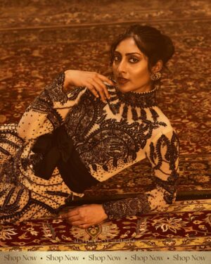 Krithika Babu Instagram - When tradition takes a step into the avant-garde.

The Aadrika Top, with its intricate black beadwork, pairs flawlessly with the dramatic Taarika Ghaghra. This ensemble blends vintage glamour with bold, contemporary design—a flowing, layered silhouette perfect for evening wear or making a statement at grand celebrations.

Experience timeless appeal at www.houseofthreestudio.com or book an appointment  91 89518 84748 to see it in person.

Model @krithikababu

Photographer @abinvrghz

Stylist @queenandro_

Jewellery @bhimagold.official

Carpets @carpetkingdomindia

Creative direction @sounaksenbarat
@anushyamsundar
@houseofthreestudio

Decor @houseofthreeinteriors
Produced by @nevrmint.productions
.
.
#aratrika #eveningwear #fashion #design #luxury #bangalore #partywear #party