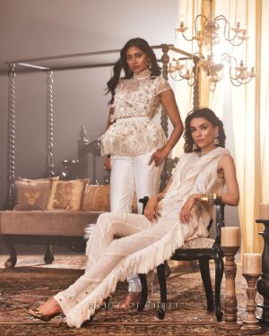 Krithika Babu Instagram - Where artistry meets elegance.

The Aadhira Jumpsuit is a masterpiece, woven with the finest chikan kari embroidery, crush chiffon, and lace embellishments. 

The Indira Trousers, with their impeccable tailoring and flattering rise, combine seamlessly with the Tara Top—a statement of sophistication with its embroidered lace, beadwork, and delicate laser-cut details.

A tribute to the discerning woman who embraces the finer things in life.

Experience the collection at www.houseofthreestudio.com or visit our flagship store on Vittal Mallya Road, Bangalore.

Models @rodriguessolive @krithikababu

Photographer @abinvrghz

Stylist @queenandro_

Jewellery @bhimagold.official

Carpets @carpetkingdomindia

Creative direction @sounaksenbarat
@anushyamsundar
@houseofthreestudio

Decor @houseofthreeinteriors
Produced by @nevrmint.productions
.
#aratrikacollection #houseofthree #fashion #couture #designers #design #bangalorefashion #fashionartistry #couturefashion #bangaloredesigners