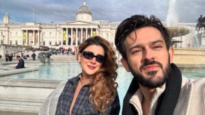 Kubra Khan Instagram - Meet Khizar and Mary ( yes my name is Mary ) in rare moments when they’re not trying to roast eachother. #MeriTanhai