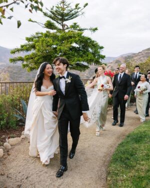 Lana Condor Instagram - @lanacondor and @anthonydltorre are married! The couple first met at an Emmys party. “We were both there alone and saw each other from across the room,” remembers Lana, best known for her starring role in Netflix’s “To All the Boys I’ve Loved Before.” “And that was that—we both knew that day would forever change the course of our lives. We just didn’t know exactly how…but boy, did our lives change for the better!” Tap the link in bio for exclusive photos from the couple’s wedding held at the Serra Franciscan Retreat Center in Malibu. Photos: @afrikarmando