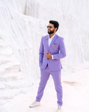 Lasya Manjunath Instagram - Two hearts, one journey, and a lifetime of love. 💕 
Watch us celebrate our bond and create magic on #iSmartJodiSeason 3 💜 only on @starmaa 
The grand launch episode 21st december 
sat -sun 9:00 pm 😍🥰❤️

@oak_entertainments 

💄: @brunda_mua 
📸: @nookaladeepakphotography 
Loocation : @thefotogarage 
Ear rings : @fashioncurvee 

Lasya outfit : @pari.designers_ 
Manju outfit : @eden__designers__ 

✨ #TogetherForever #romanceredefined