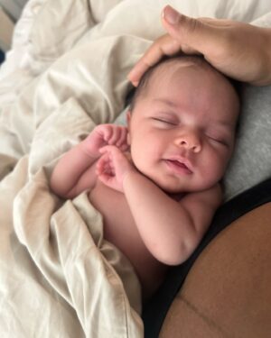 Latonya Williams Instagram - 🎀Ivaya Lorelli Smith🎀

At 41 weeks pregnant and 2 days, on September 11th, our little 8.1 lb baby girl was born - she waited for her Daddy’s birthday 💝

We were doing our best the day before to max out my oxytocin and put me into labour - turns out a bowl of pho did the trick 🍜

It was a wild ride overnight - I don’t know if there’s anything that could have prepared us for how intense this experience was going to be 🤯 But my midwife knew exactly what to do (even when things went a little sideways after her birth) and my man quickly figured out how to be all the support I needed to have the unmedicated birth I had planned. 

And now all is well. We are resting and healing and snuggling. I had my mom here nursing me back to strength while I nursed my new baby girl and she just left me with a fridge and two freezers full of food 🥰.

I am so grateful. This is life 💕

#ididthat #naturalbirth #unmedicatedbirth