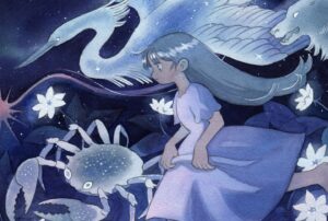 Laura Heikkala Instagram - Celestial Walk 💫 A watercolor and colored pencil piece from my latest solo show. Thank you all who visited my exhibition in Helsinki, my heart is full! 😭💕

Wishing you all a very happy holiday season 💕✨