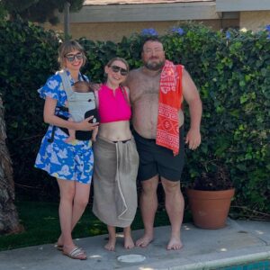 Lauren Lapkus Instagram - Happy New Year! Grateful for the most special gifts 2024 brought to me: fun times with my family and friends, new memories with my husband and our wonderful daughter, and the birth of my second, equally wonderful daughter. Looking forward to the good things coming our way in 2025.☺️🥂💖