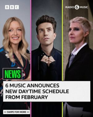Lauren Laverne Instagram - Lauren Laverne has just shared the news that she’s stepping down from the 6 Music Breakfast Show to move to a new daytime slot. 📻
 
Thank you Lauren for six incredible years on Breakfast and big congratulations to Nick Grimshaw - our new Breakfast Show host from February! 💚
 
After spending the last six years changing the game on mid mornings, Mary Anne Hobbs is set to take a well earned sabbatical, ahead of an exciting new show launching later in the spring. Thanks for everything Mary Anne! 🖤
 
Lauren will make her return to 6 in February, taking the helm of the mid morning slot, with features like Desert Island Disco and People’s Playlist, as well as live sessions.
 
⬅️ Swipe to read more ⬅️
 
Samantha Moy, Head of BBC Radio 6 Music says: “It really is wonderful news that Lauren is feeling better and is ready to return to 6 Music. Like our listeners, we have missed her enormously and we can’t wait to have her back on air.”

“Since the summertime, Nick has hosted our Breakfast show and it’s been clear how much our listeners have taken him into their homes and hearts. He is one of the finest broadcasters of his generation and we are thrilled that he is going to become the brand new presenter of the 6 Music Breakfast show.”

“Mary Anne is the very best of us at 6 Music. As well as a DJ, she is a lover of art, the seeker of unheard sounds, fierce advocate, generous mentor and true friend. Mary Anne is a sheer force of nature, compelled to share her passion for music - in all of its forms - with the world.  At 6 Music we are richer for it and we look forward to our wild horse’s return later this year.”