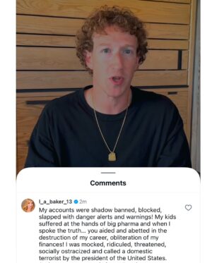 Leigh-Allyn Baker Instagram - Just in case anyone was taking “community notes.” Was this clear enough? 

#free #my #speech #zuck #motherzucker #zuckerberg