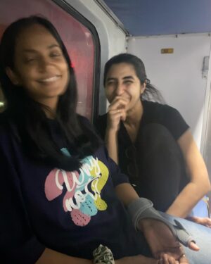 Leona Lishoy Instagram - Some moments are meant to be a little blurry!
.
.
#july2024 #goawithmygirls