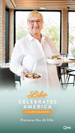 Lidia Bastianich Instagram - I’m back! Join me on a road trip to meet the chefs, farmers and entrepreneurs who are reimagining the future of food in the communities they love. 

“Lidia Celebrates America: Changemakers” premieres Nov. 26 at 9/8c on @pbs. Preview, recipes, and more at the link in my bio.
#LidiaPBS #LidiaBastianich #PBS #PBSFood #FoodStories #SustainableFood #FoodEducation #FoodDocumentary @pbs