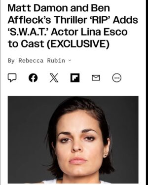 Lina Esco Instagram - excited for this one! ✨