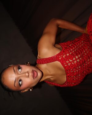 Liza Koshy Instagram - built like a fire sauce packet