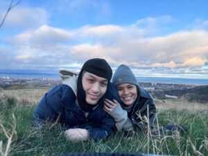 Louise delos Reyes Instagram - Christmas views from the top of Arthur’s Seat ⛰️