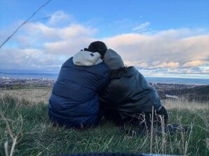 Louise delos Reyes Instagram - Christmas views from the top of Arthur’s Seat ⛰️