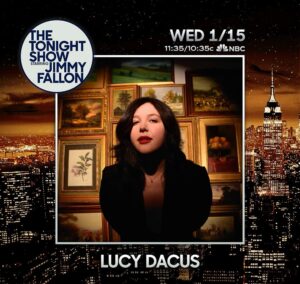 Lucy Dacus Instagram - @fallontonight Wednesday January 15
11:35pm / 10:35pm ct 

photo by @shervinfoto