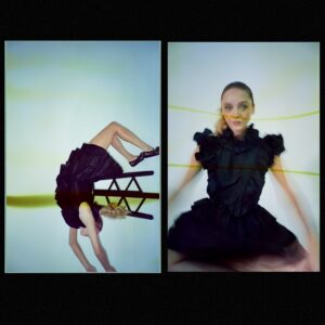 Madeleine Arthur Instagram - follow the impulse

talent : @madeleinearthur 
photo assist : @poppy_shaw 
make up : @nadiahoecklin 
hair : @nicoincognito 
style : @sofirayk 
photography : @parkingshouldbefree 

All shot on 35 mm film. 

The black dress looks were shot on a roll that had to have ECN2 processing which was done at @lafilmlab  and the rest were developed & scanned at @lastgoodfilmlab 

thank u beautiful team 🩷
