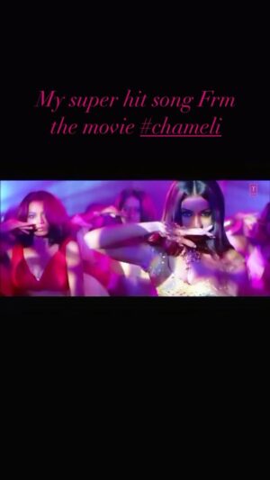 Mahek Chahal Instagram - One of my biggest hits, which is very close to my heart ❤️🙏🏻. Frm the movie #CHAMELI
Outfit and outfit @ashley_rebello 
Make up @im__sal 
Producer  @rangitapritishnandy 
coreografed by @remodsouza 
Singer @sunidhichauhan5 
#OG #SajnaVeSajna