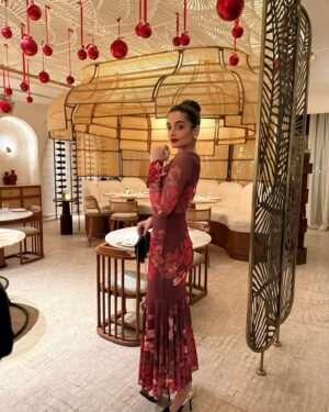 Malak Ahmed Zaher Instagram - The attaraction between the color red and me!! ❤️‍🔥