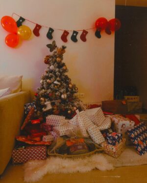 Malvika Sitlani Instagram - “Silent night?” Not with my family it isn’t 😂🥲🎄