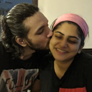 Manjima Mohan Instagram - Two years of love, laughter, stealing my food and hogging my blanket🤣🤣
Happy Anniversary to my favorite person, my best friend, and my greatest love. Thank you for being you ❤️♾️

#6yearsoftogetherness❤️