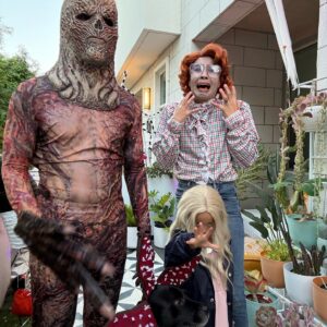 Mari Madrid Instagram - She couldn’t decide between stranger things or beetlejuice so…