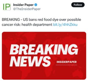 Marjorie Taylor Greene Instagram - They waited all the way until we won the election and RFK is coming because they knew that red dye would be banned under Trump’s administration but Democrats wanted to take credit.

Yet they could have done it 4 years ago and everyone knew all along red dye can cause cancer.