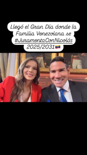 Marlene De Andrade Instagram - Lo que vamos es Palante…Presidente Constitucional @NicolasMaduro @florescilia 2025/2031 🇻🇪🙏🏻💪🏽🎶

#yojuroconmaduroporelfuturo #paz #prosperidad #futuro #amor #Venezuela #familia #Dios