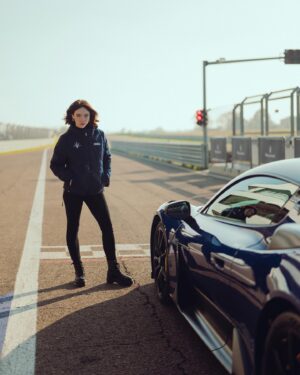 Matilda De Angelis Instagram - Back on Track to celebrate @maserati 110th Anniversary 🔱
#Maserati
#TridenteExperience
#ad