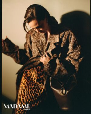 May Calamawy Instagram - I had a little too much fun shooting these for the @madamearabia December cover ❄️🤍
⁣
Big love to the team for being SO playful and making me feel comfortable to be 100% myself. Especially @racheldavisfashionstylist for making me feel so stylish and more imp setting your alarm at 11:11. @andrewdylanhair for giving me the sleek hairdo of my dreams and knowing when I needed a snack or a song change. @kateglanfield for giving me the natural look I’ve always wanted. @buzzwhitestudio for letting me bring out my inner weirdo. Always @newbottega for all your yummy clothes 🔥
⁣
Publisher:⁣ @asmaalfahim 
Editor in chief:⁣ @jessicamichault 
Production:⁣ @wmi.production 
Producer: ⁣@amaliamartinez_
Interview: @devinderbains