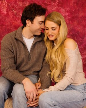 Meghan Trainor Instagram - 8 years of love, 6 years of magic, 4 years of making perfect, beautiful babies. This life we’ve built together is truly unbelievable. And we’ve only just begun. You were made for me and I know it when I look at our boys Riley and Barry. You make me laugh harder than I’ve ever laughed. You take care of me. You give me all of your love and energy and light. You are so special and rare in this world and I can’t believe I GET TO LIVE LIFE WITH YOU AS MY SOULMATE/PARTNER/BESTIE. IT IS AN ABSOLUTE HONOR AND A PRIVILEGE LIVING LIFE WITH MY HAND IN YOURS. I love you @darylsabara too much it’s aggressive. ❤️ Happy 6 year anniversary my love.