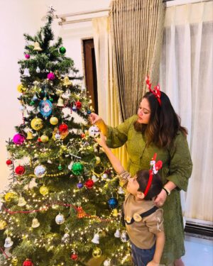 Meghana Raj Instagram - 🎄🎁🥮🦌☃️❄️🔔🌟 
Merry Christmas! ♥️