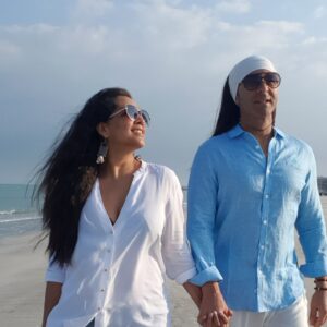 Meghna Naidu Instagram - You... @elitetennisdubai I pray ki tumhe koi Nazar nahi Lage... 
You are one of a kind 💘 
Blessed is me... 🥰

Happy Anniversary Mr. Husband ji 💖