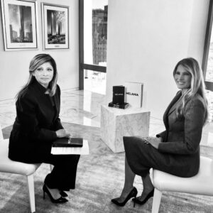 Melania Trump Instagram - I sat down with @mariabartiromo to discuss my new book, MELANIA. Join us on Sunday Morning Futures tomorrow at 10am ET on Fox News.