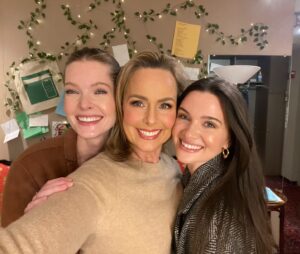 Melora Hardin Instagram - Mini Bold Type Reunion! Just missing @aishtray 🩷