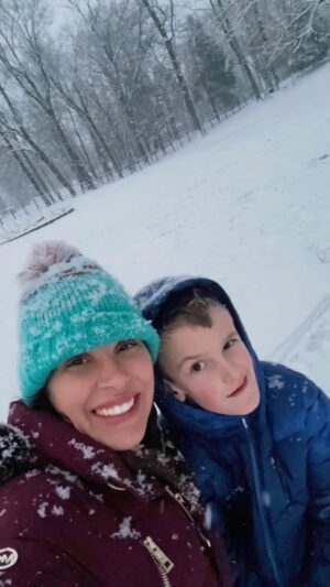 Mickie James Instagram - Today was a perfect snow day!!! I thank God for days like these. Who else got snow today? Did you get out and play?! 

#snow #snowday #noschool #winter #winterwonderland #itssnowing #itscoldoutside #thankful #mom #momlife #momandson
