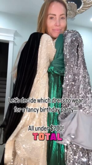 Mina Starsiak-Hawk Instagram - These two are the best hype squad a mama could ask for 😂
::::::
Which dress for a December, Prom themed birthday party? Think *fancy* prom, not tacky prom. Although I would LOVE to rock a tacky prom look. 👇🏼👇🏼👇🏼👇🏼👇🏼
::::::
I’ll link all the dresses in my stories!I think the most expensive one was $80.
