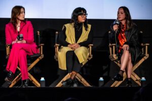 Mina Sundwall Instagram - thank you @am_cinematheque for having us ❤️ @graduatesfilm @futureoffilmisfemale 
📸 Chris Spurrell for American Cinematheque
