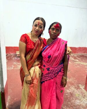 Mishti Basu Instagram - Subho bijoya everyone 😍😍❤️

#realpallavibasu #subhobijoya #bijoyadashami #aschebochorabarhobe #maadugga