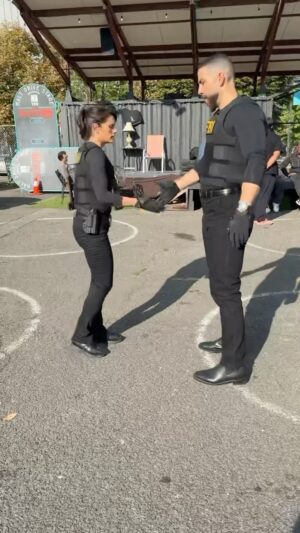Missy Peregrym Instagram - It’s not easy being an action star.

@hannahscottstunt 
@nico_coucke