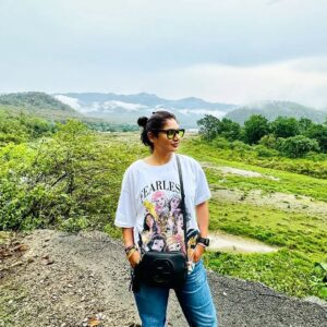 Mithali Raj Instagram - Soaking in the beauty of this beautiful jungle. 

#JimCorbettNationalPark #Ramnagar
#travel #nature #jimcorbett #landscape #jungle #forest