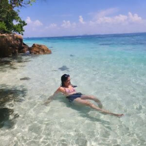 Monika Bhadoriya Instagram - "Happiness is the secret to all beauty. There is no beauty without happiness.”