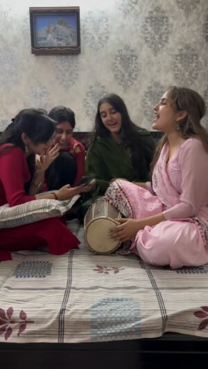 Mridanjli Rawal Instagram - Vibing with my GenZ sisters on @taylorswift Love Story- Indian Ladies Sangeet Version. 

Do share the video so that it finally reaches Taylor Swift ♥️

:
:
#indianwedding #weddings #india #swifties