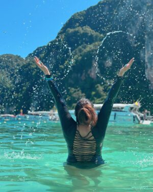 Mrudula Murali Instagram - ‘Coz Doctor said Iam Vit-D deficient! 🌊 🏖️