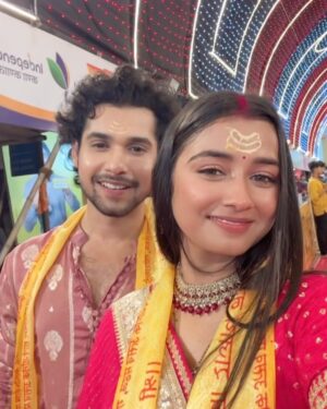 Nancy Roy Instagram - Blessed & grtful ❤️ thnq so much @aajtak for a wonderful day out …also thnq so much @dangal_tv_channel ❤️for giving me such grt platform 💕#MANNSUNDER 🤌🌹