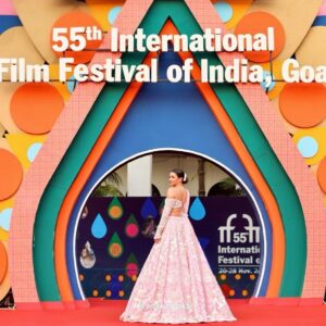 Natalia Janoszek Instagram - It was a pleasure @iffigoa 

#photo @gaonkarvivek #look @riantasofficial 
@filmbazaarindia @esg_goa @nfcindia